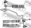 FEBEST 0323-YD1RR Rod/Strut, stabiliser